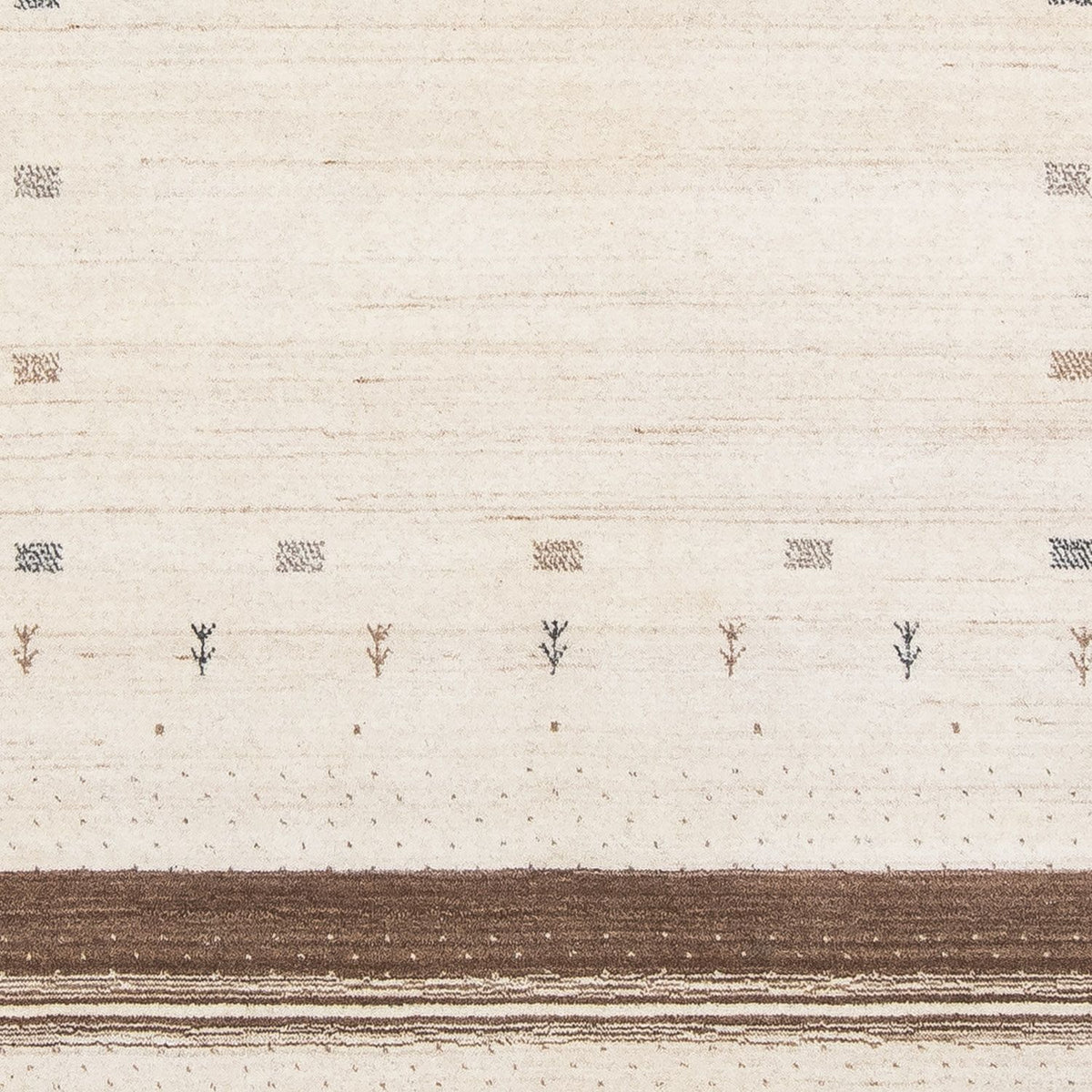 Alfombra Gabbeh - Loribaft Persa - 200 x 145 cm - beige
