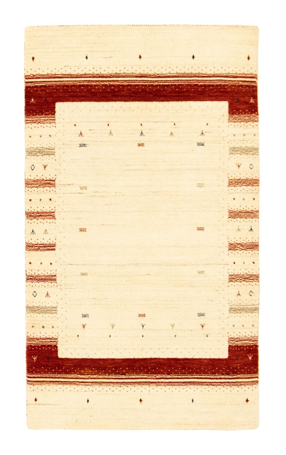Alfombra Gabbeh - Loribaft Persa - 160 x 91 cm - beige