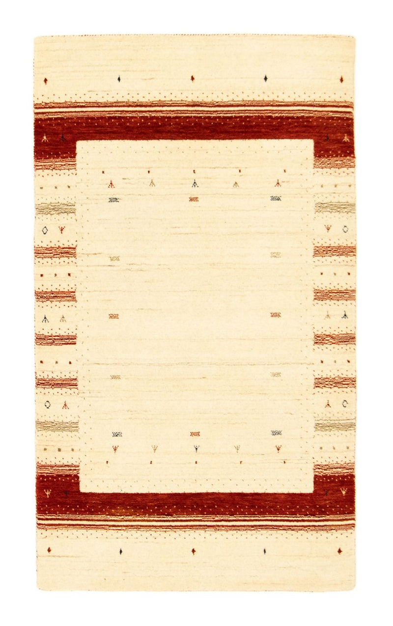 Alfombra Gabbeh - Loribaft Persa - 160 x 91 cm - beige