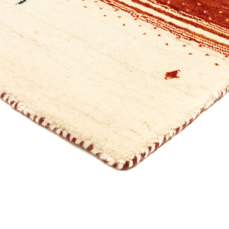 Alfombra Gabbeh - Loribaft Persa - 160 x 91 cm - beige