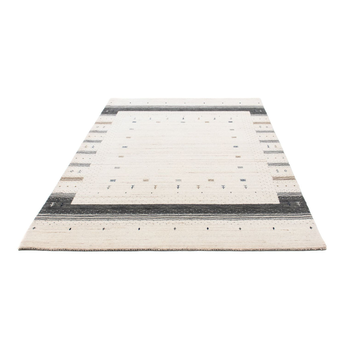 Alfombra Gabbeh - Loribaft Persa - 200 x 145 cm - beige