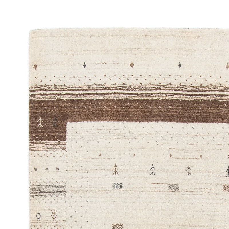 Alfombra Gabbeh - Loribaft Persa - 200 x 143 cm - beige
