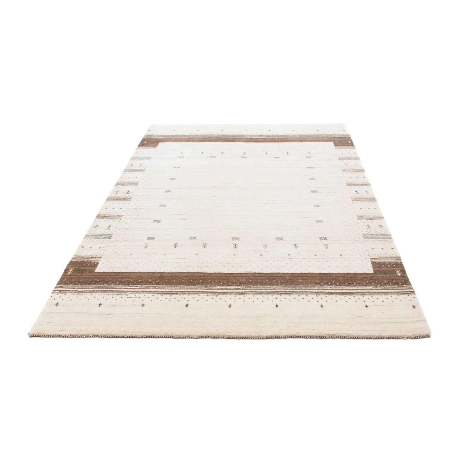Alfombra Gabbeh - Loribaft Persa - 200 x 143 cm - beige