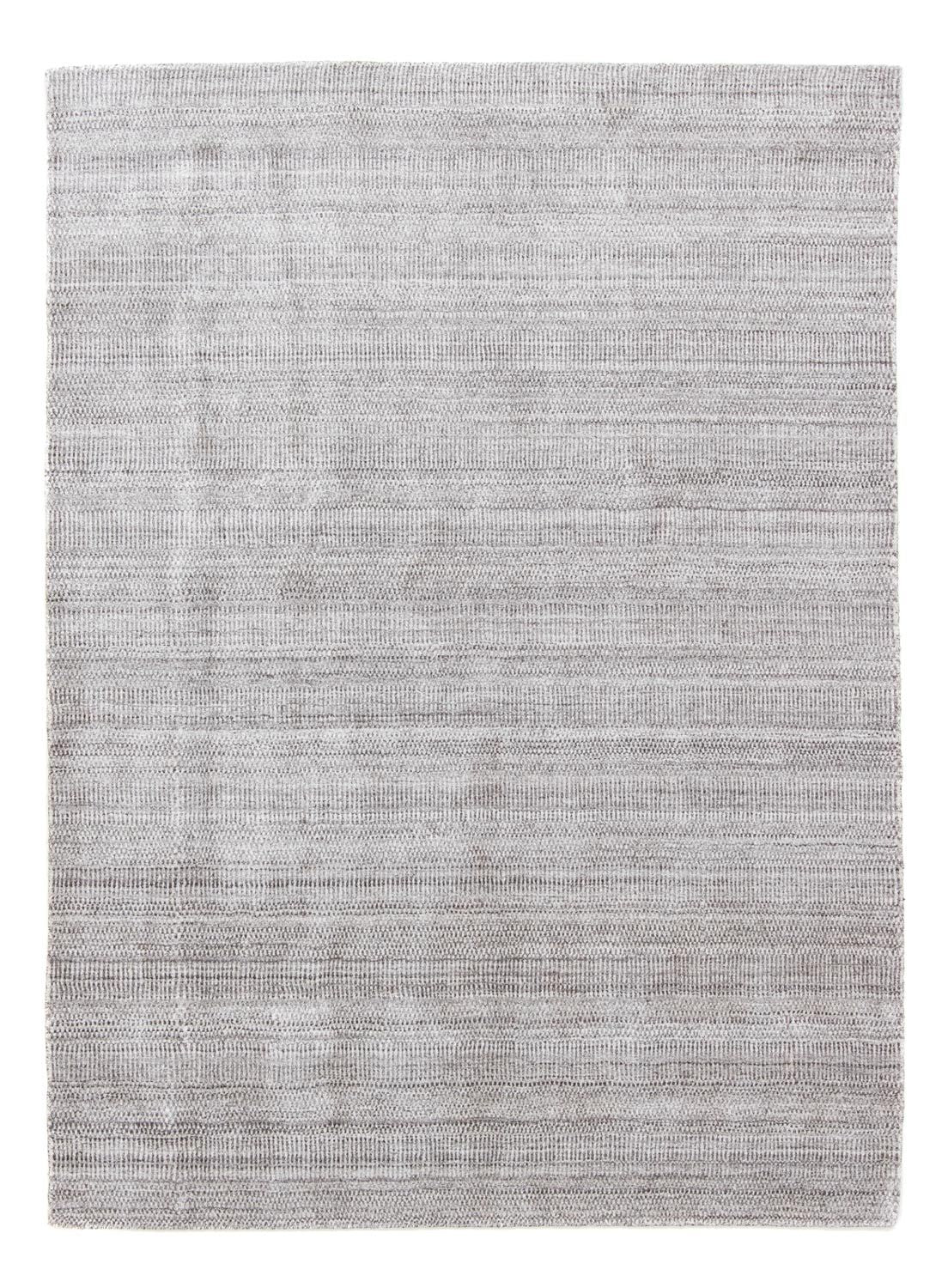 Alfombra de diseño - 202 x 143 cm - plata