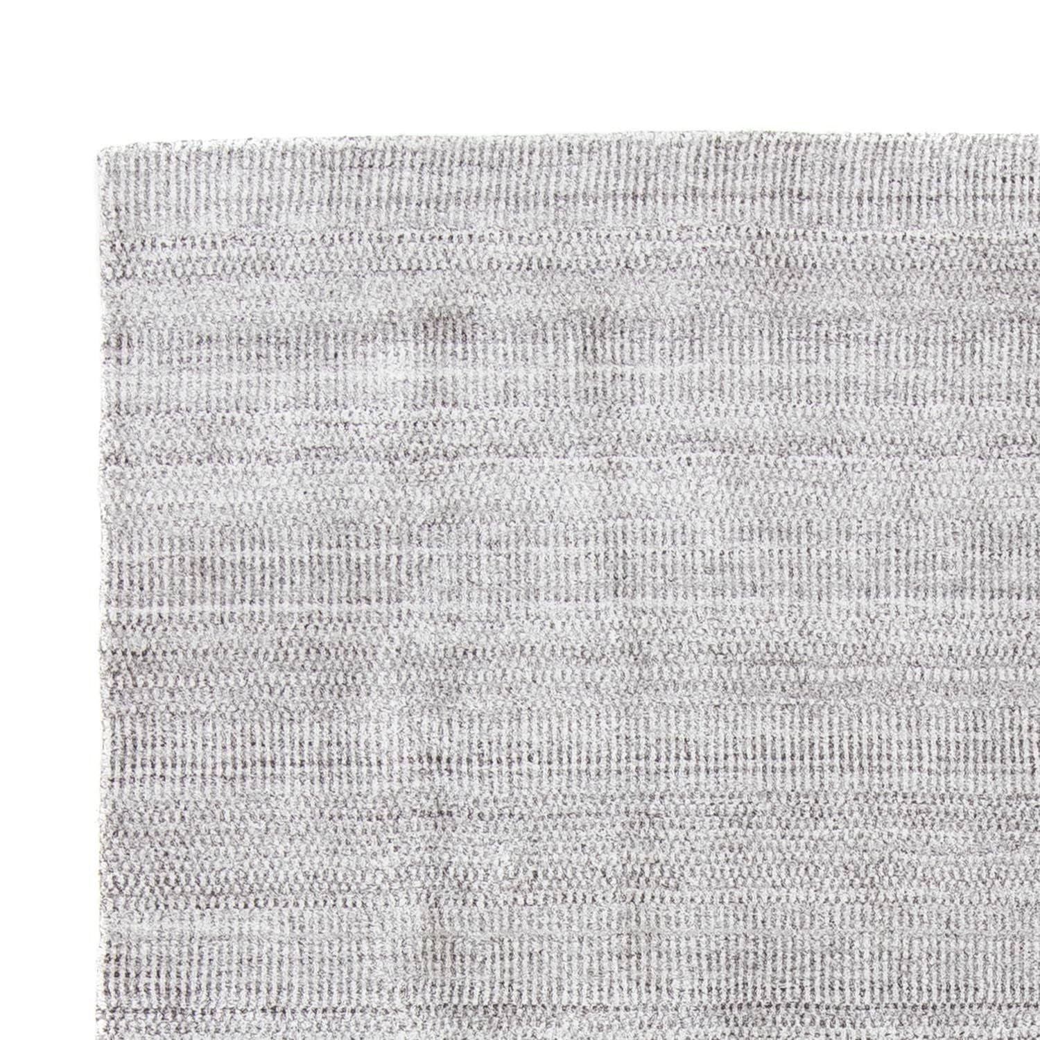 Alfombra de diseño - 202 x 143 cm - plata