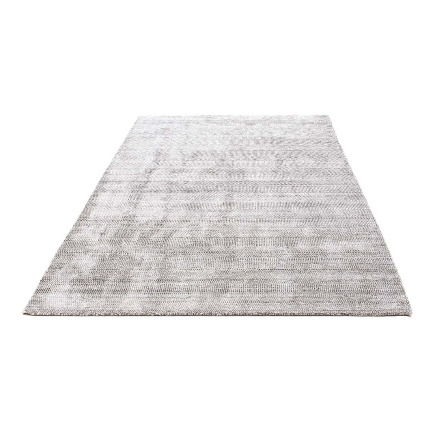 Alfombra de diseño - 202 x 143 cm - plata