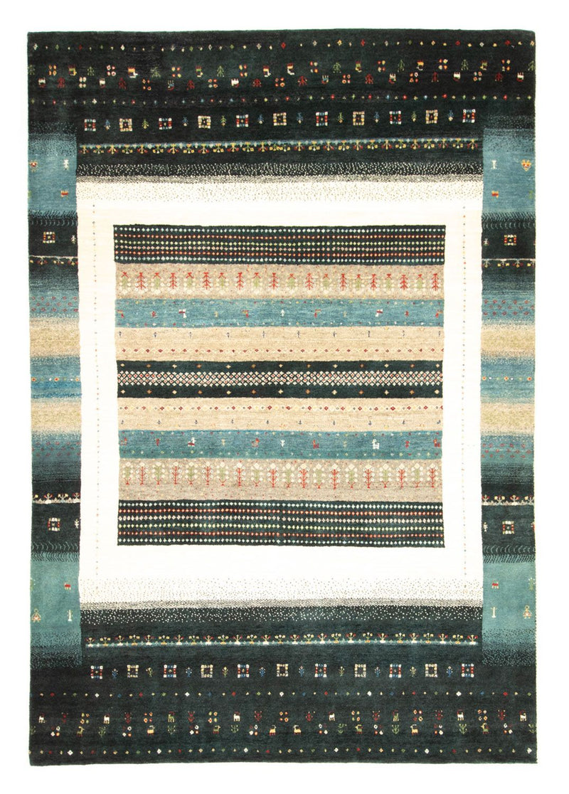 Alfombra Gabbeh - Loribaft Persa - 238 x 170 cm - multicolor