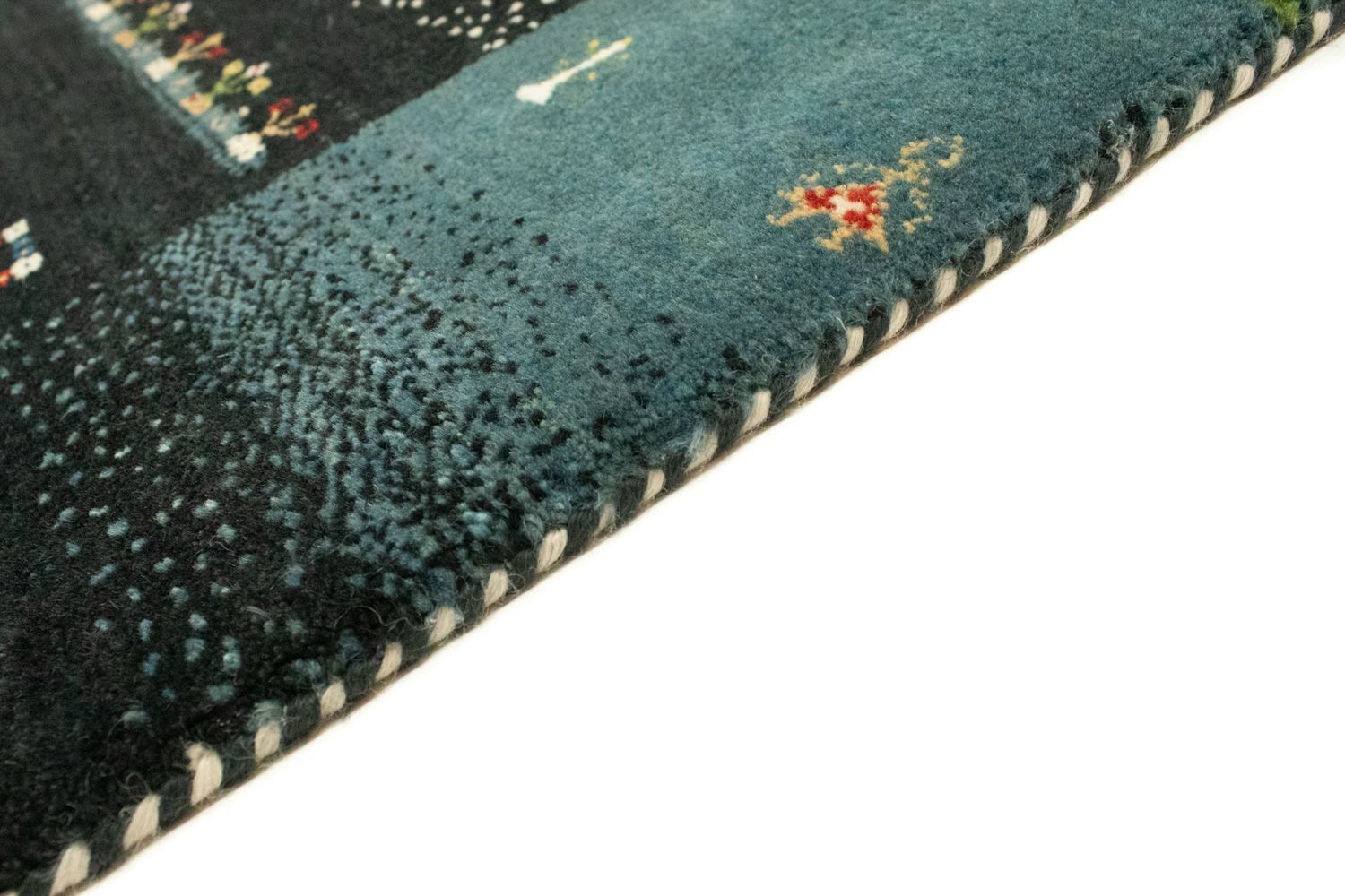 Alfombra Gabbeh - Loribaft Persa - 241 x 170 cm - multicolor