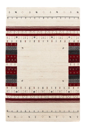 Alfombra Gabbeh - Loribaft Persa - 200 x 138 cm - beige
