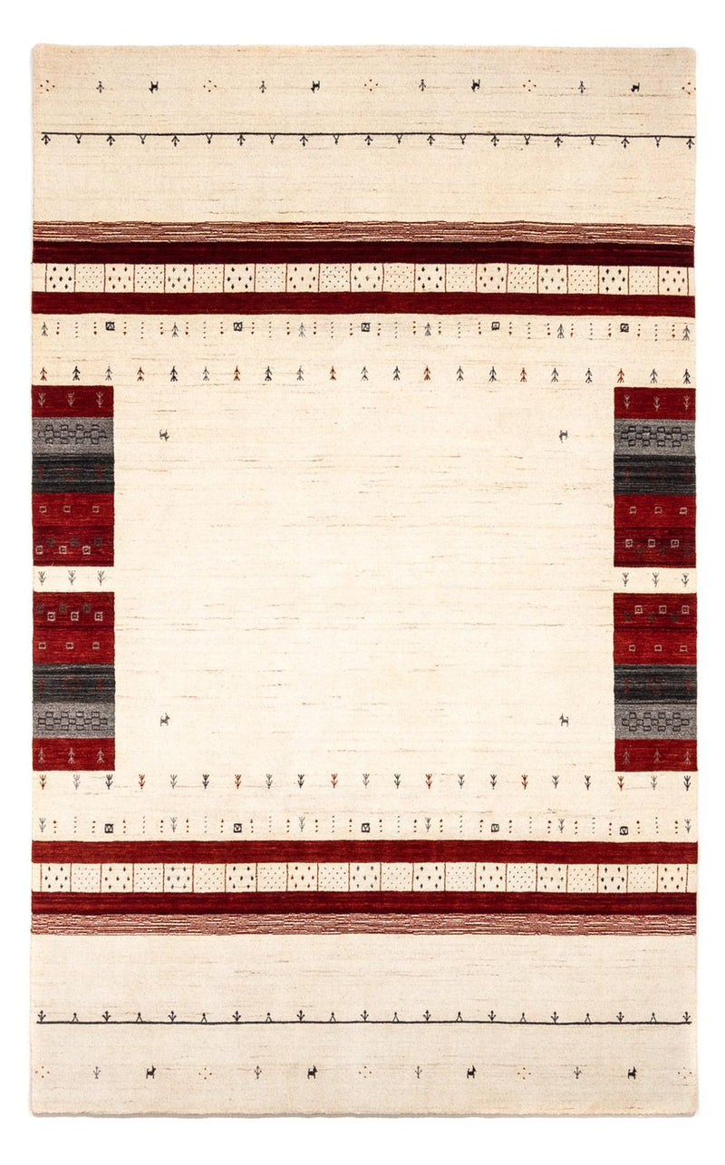 Alfombra Gabbeh - Loribaft Persa - 298 x 200 cm - beige