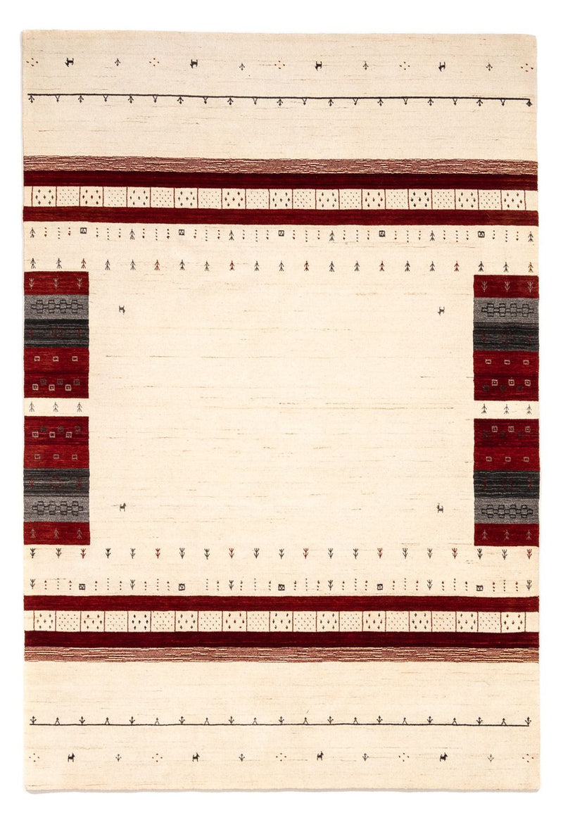 Alfombra Gabbeh - Loribaft Persa - 298 x 201 cm - beige