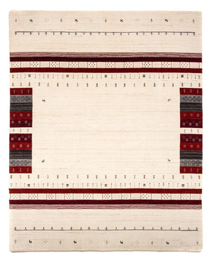 Alfombra Gabbeh - Loribaft Persa - 250 x 198 cm - beige