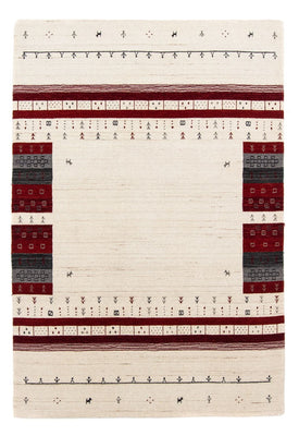 Alfombra Gabbeh - Loribaft Persa - 201 x 140 cm - beige