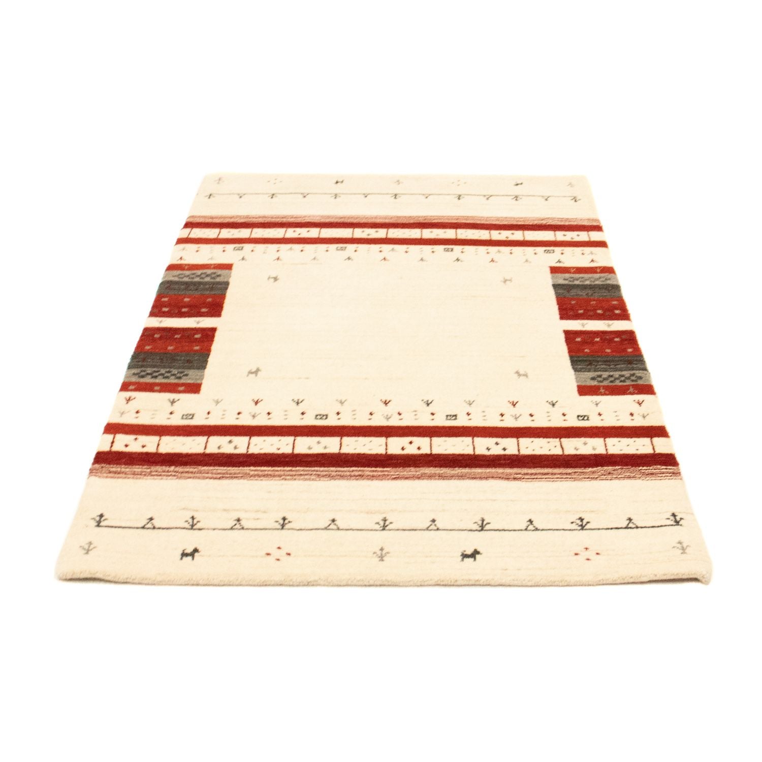 Alfombra Gabbeh - Loribaft Persa - 161 x 92 cm - beige