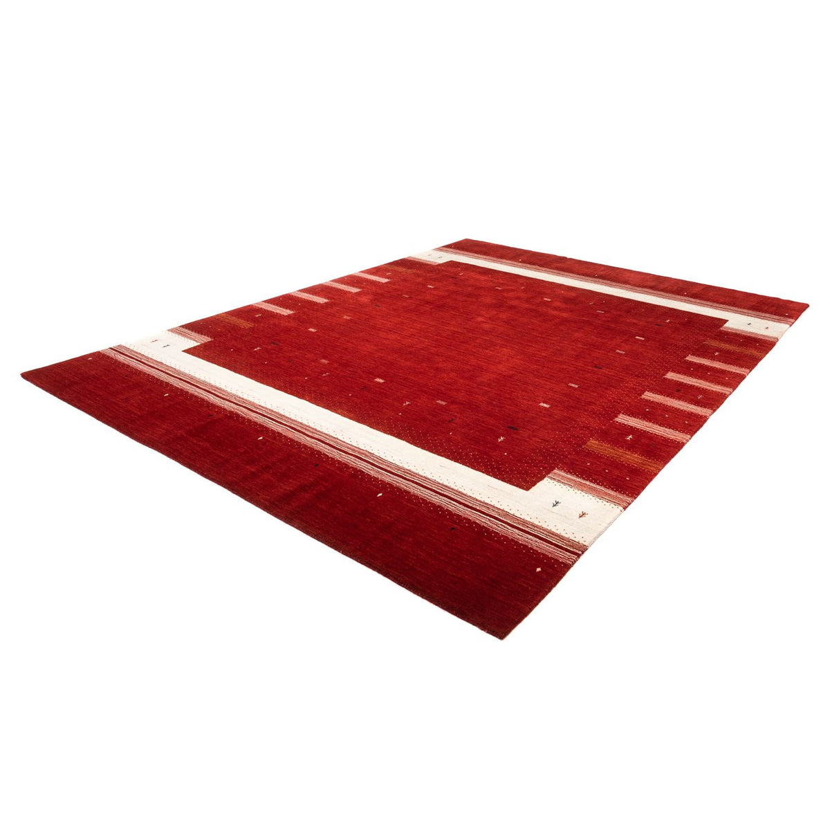 Alfombra Gabbeh - Loribaft Persa - 350 x 247 cm - rojo