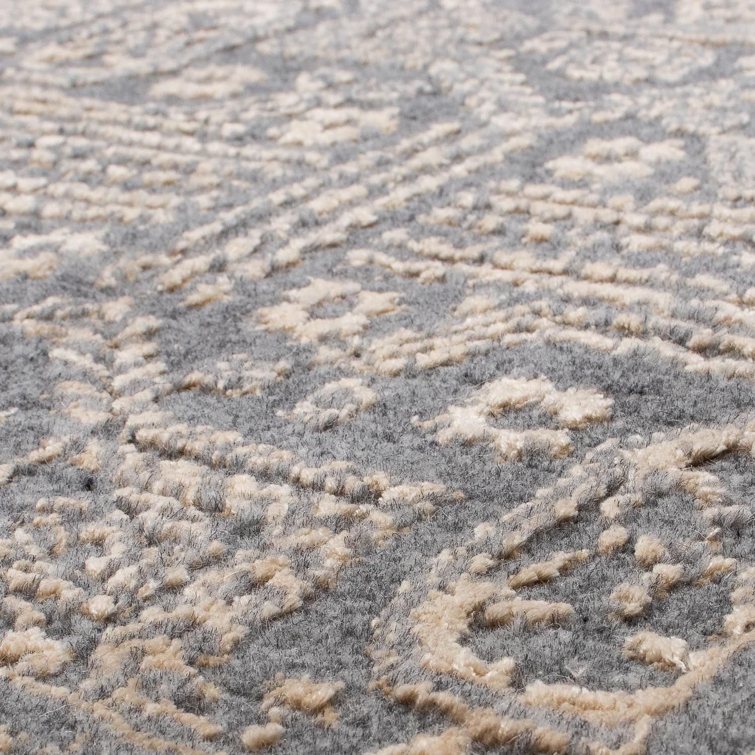 Alfombra de diseño - 242 x 162 cm - gris