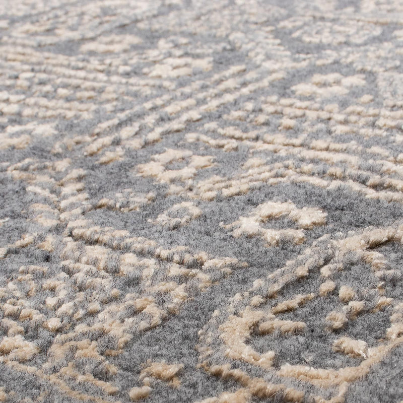 Alfombra de diseño - 242 x 162 cm - gris