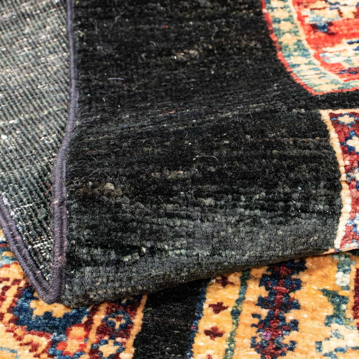 Alfombra Ziegler - 155 x 98 cm - azul oscuro