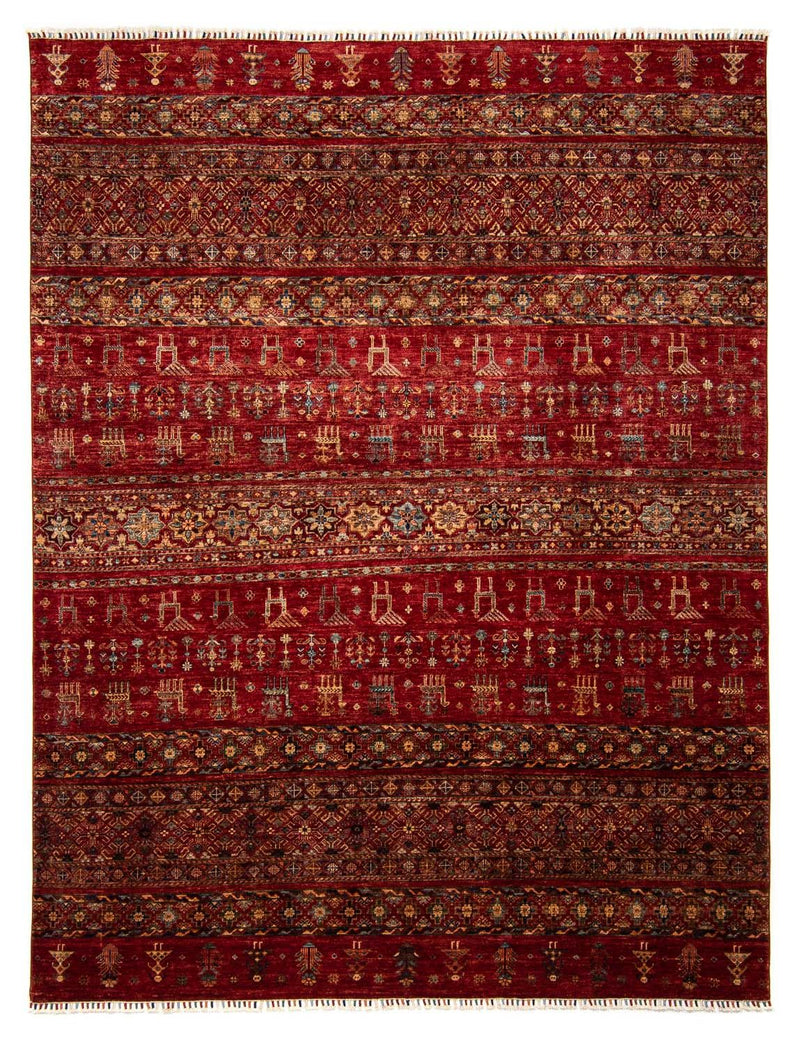 Alfombra Ziegler - 303 x 245 cm - rojo oscuro