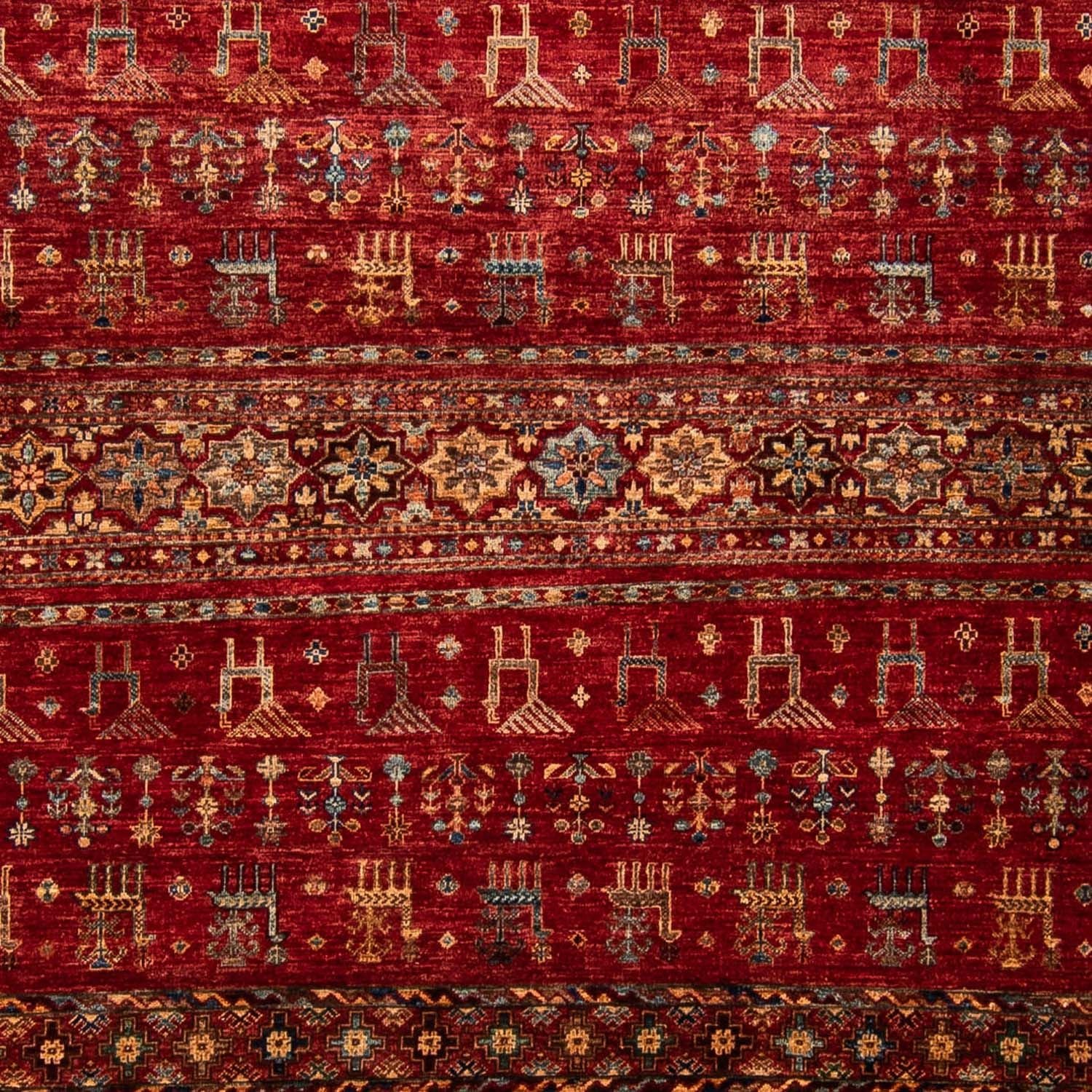 Alfombra Ziegler - 303 x 245 cm - rojo oscuro