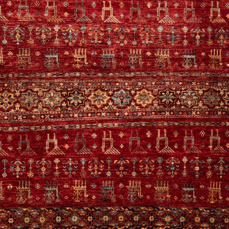 Alfombra Ziegler - 303 x 245 cm - rojo oscuro