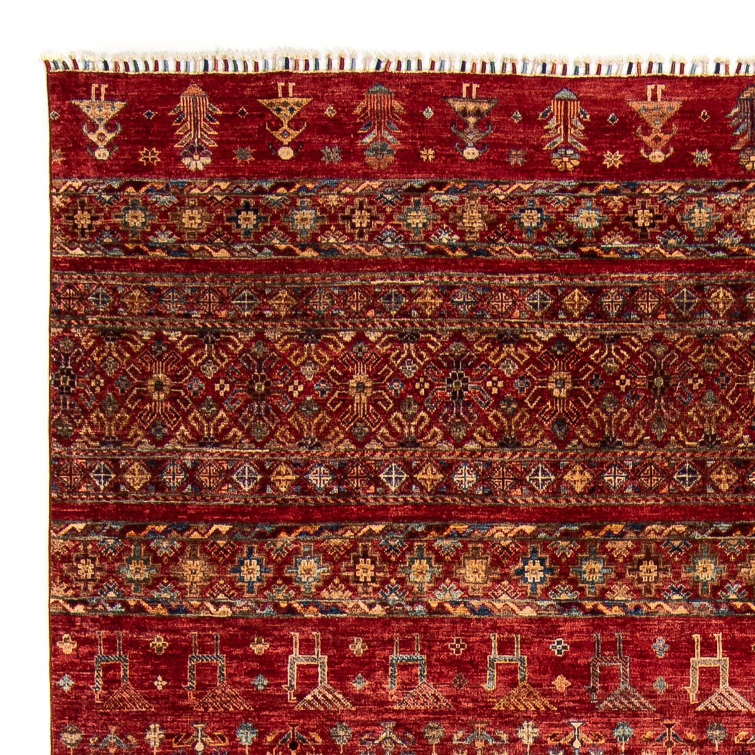 Alfombra Ziegler - 303 x 245 cm - rojo oscuro