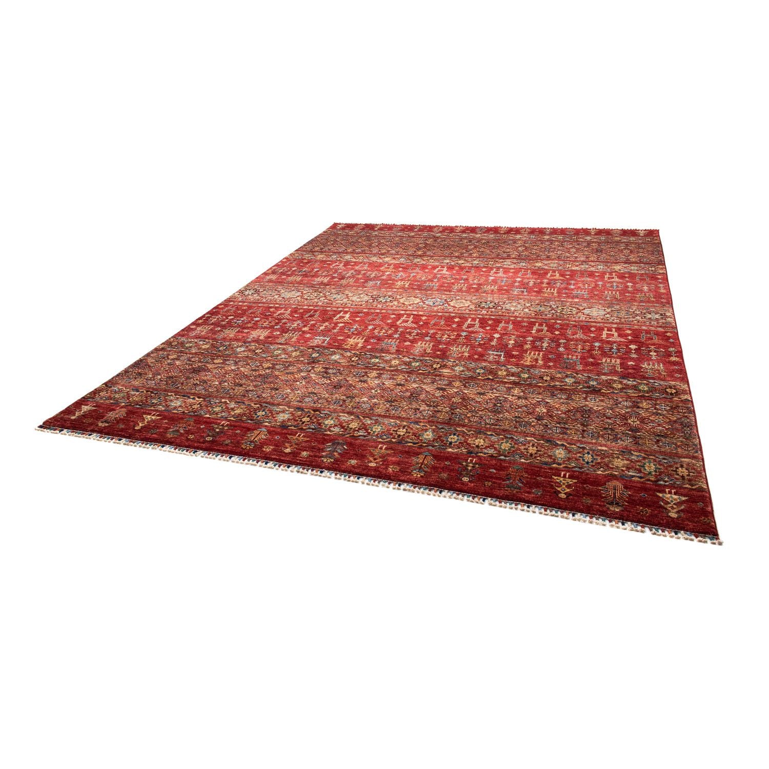 Alfombra Ziegler - 303 x 245 cm - rojo oscuro