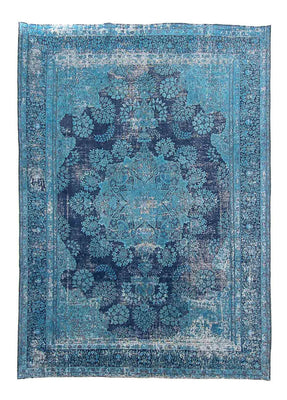 Alfombra Vintage - 333 x 258 cm - azul