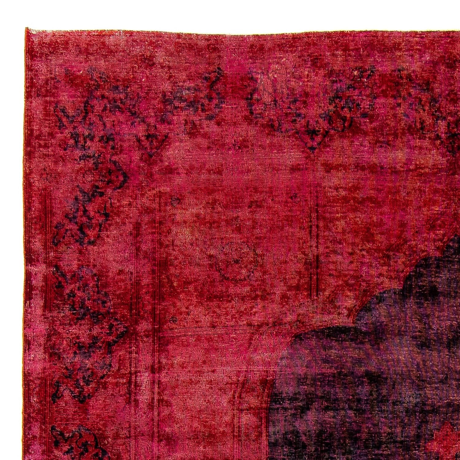 Alfombra Vintage - 349 x 258 cm - rojo oscuro
