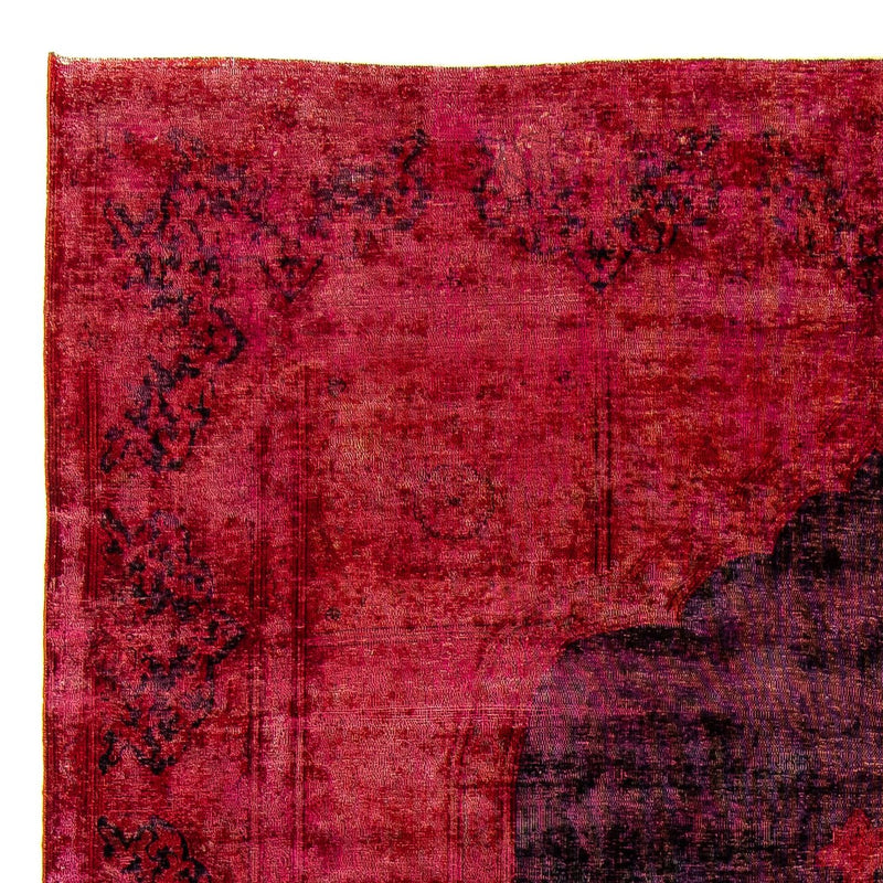 Alfombra Vintage - 349 x 258 cm - rojo oscuro