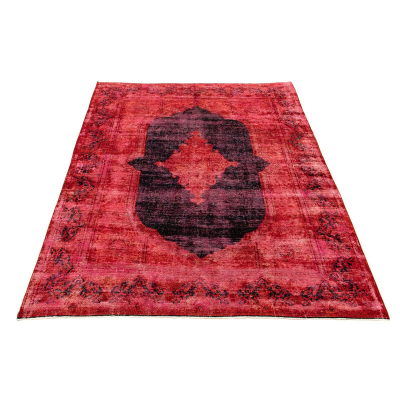 Alfombra Vintage - 349 x 258 cm - rojo oscuro