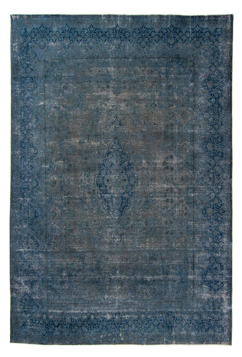 Alfombra Vintage - 386 x 290 cm - azul oscuro