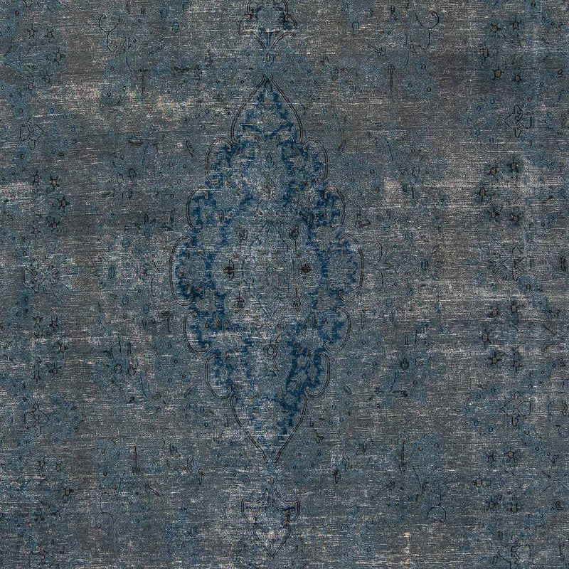 Alfombra Vintage - 386 x 290 cm - azul oscuro