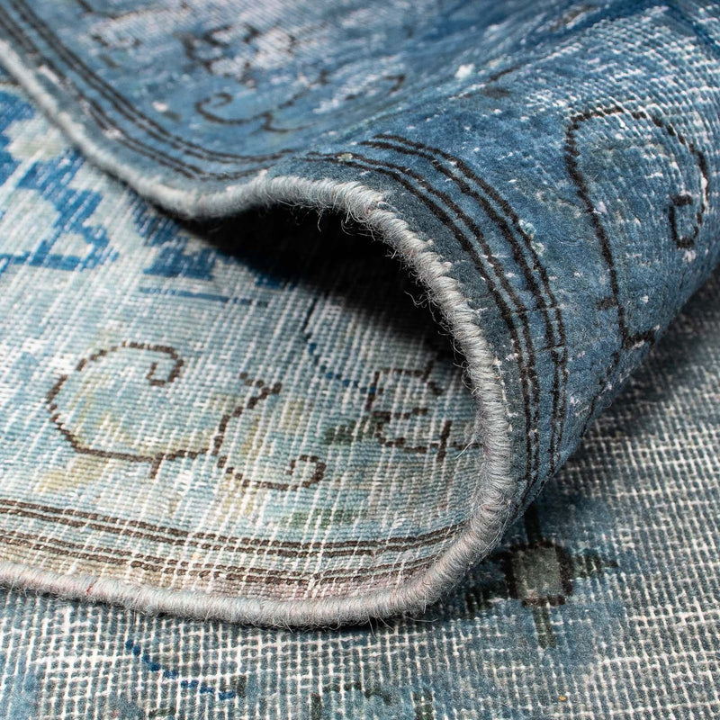 Alfombra Vintage - 386 x 290 cm - azul oscuro