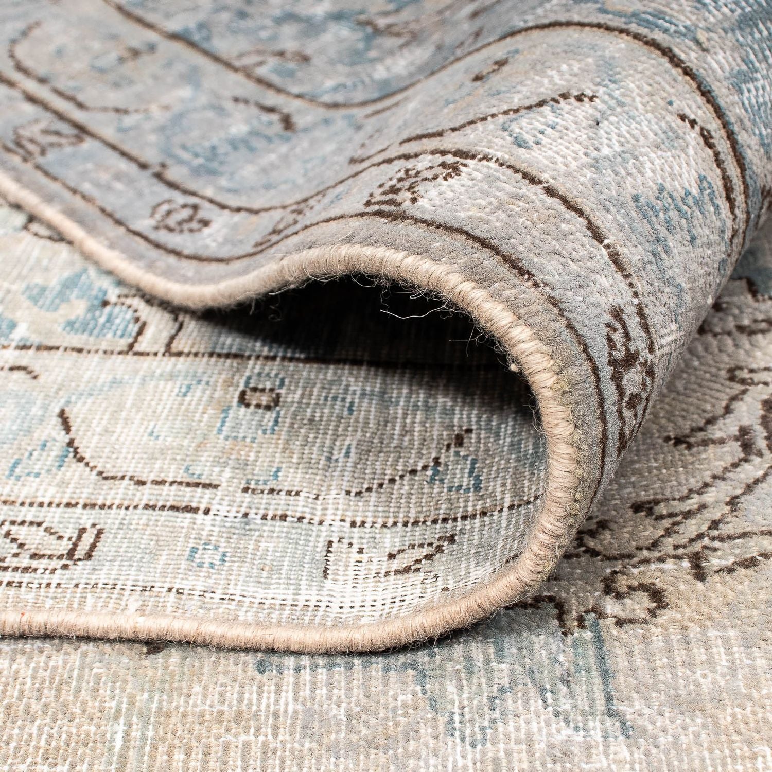 Alfombra Vintage - 389 x 290 cm - gris