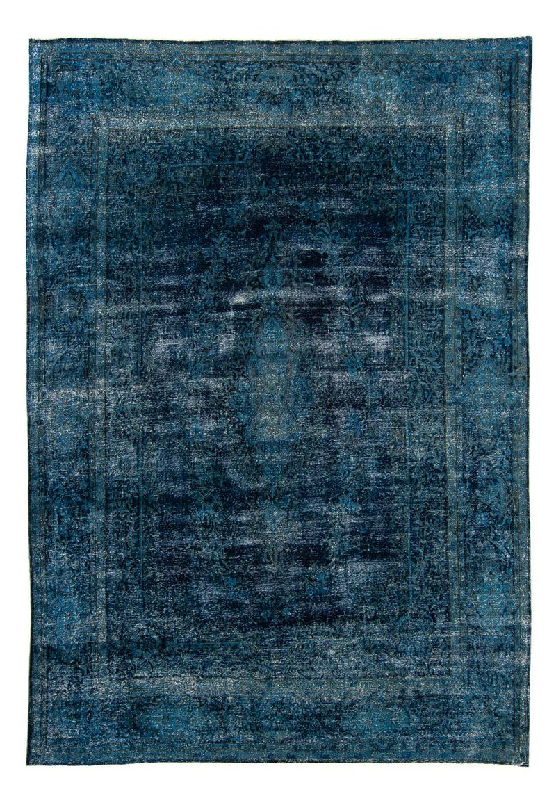 Alfombra Vintage - 384 x 293 cm - azul oscuro