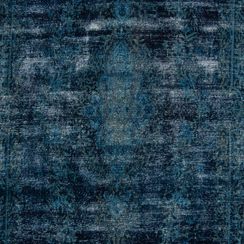 Alfombra Vintage - 384 x 293 cm - azul oscuro