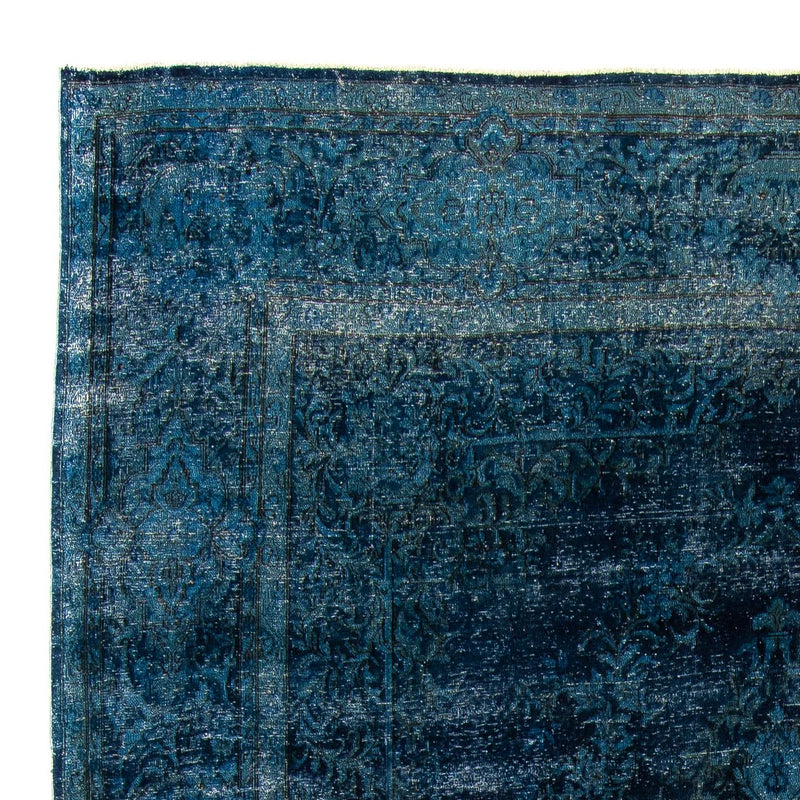 Alfombra Vintage - 384 x 293 cm - azul oscuro