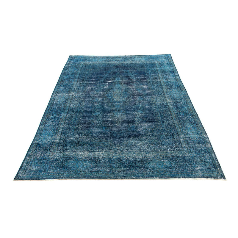 Alfombra Vintage - 384 x 293 cm - azul oscuro