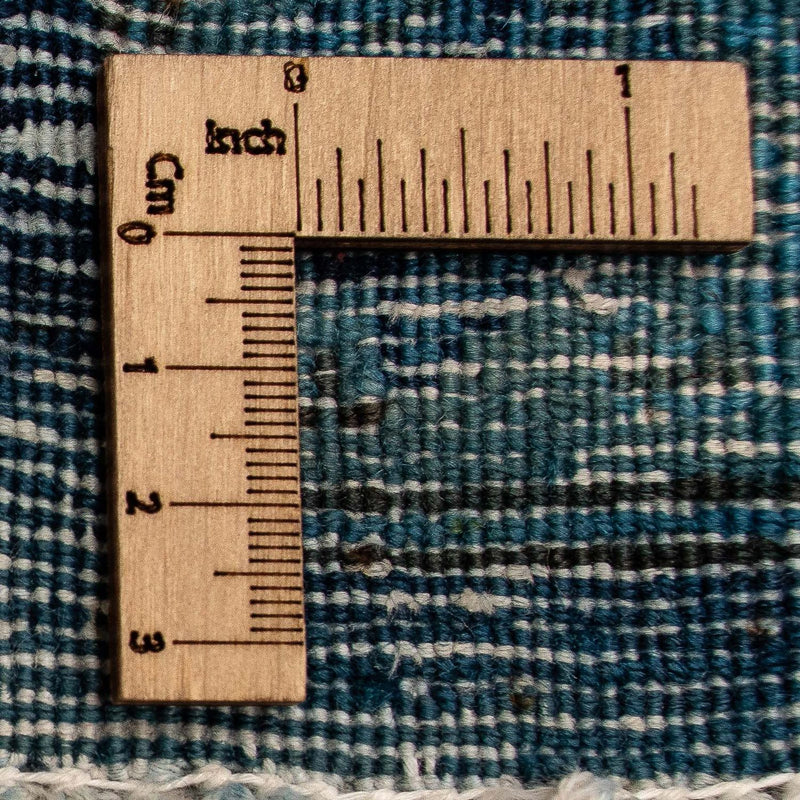 Alfombra Vintage - 384 x 293 cm - azul oscuro