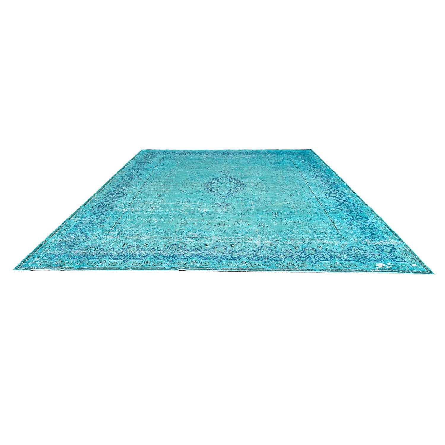 Alfombra Vintage - 395 x 295 cm - azul