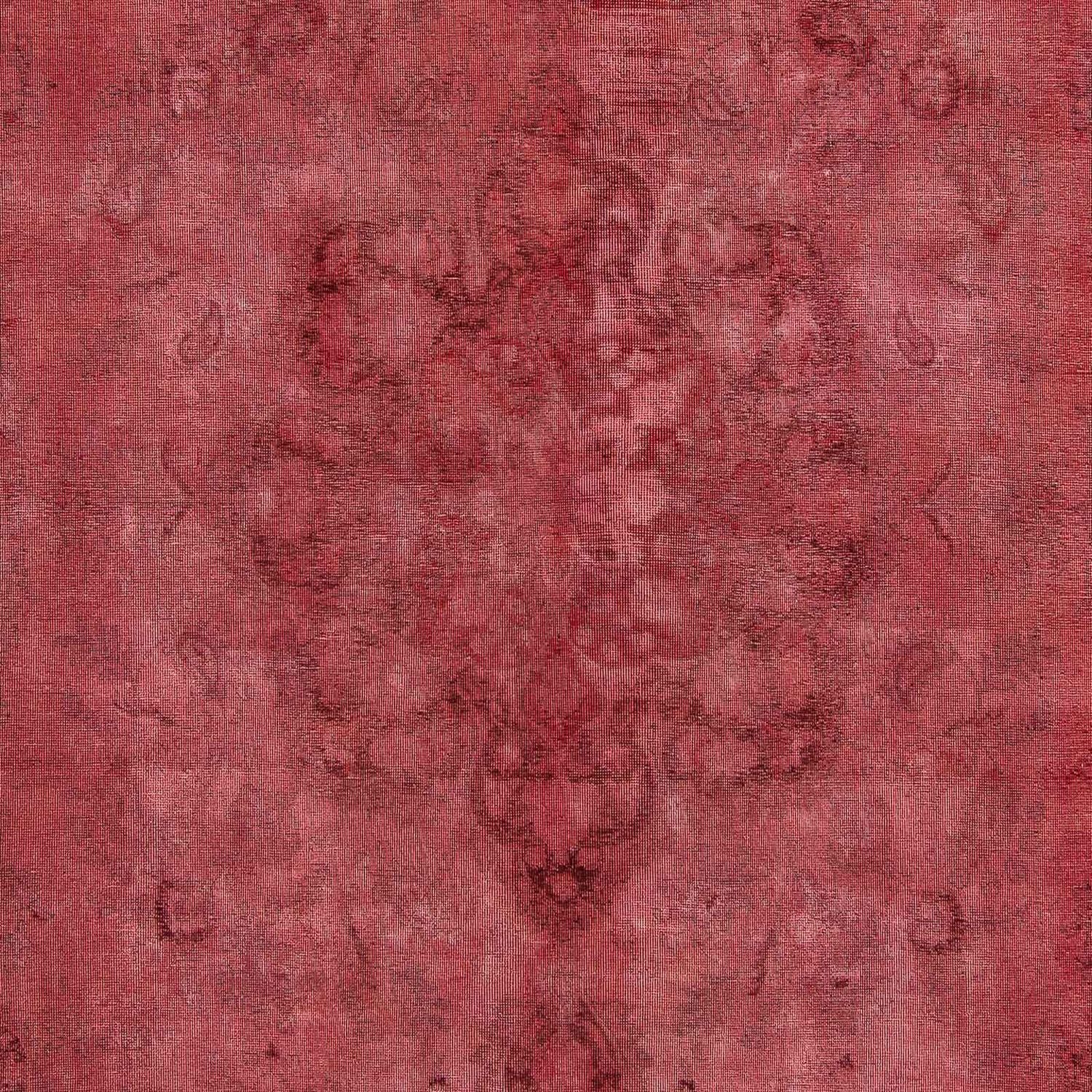Alfombra Vintage - 383 x 285 cm - rojo oscuro