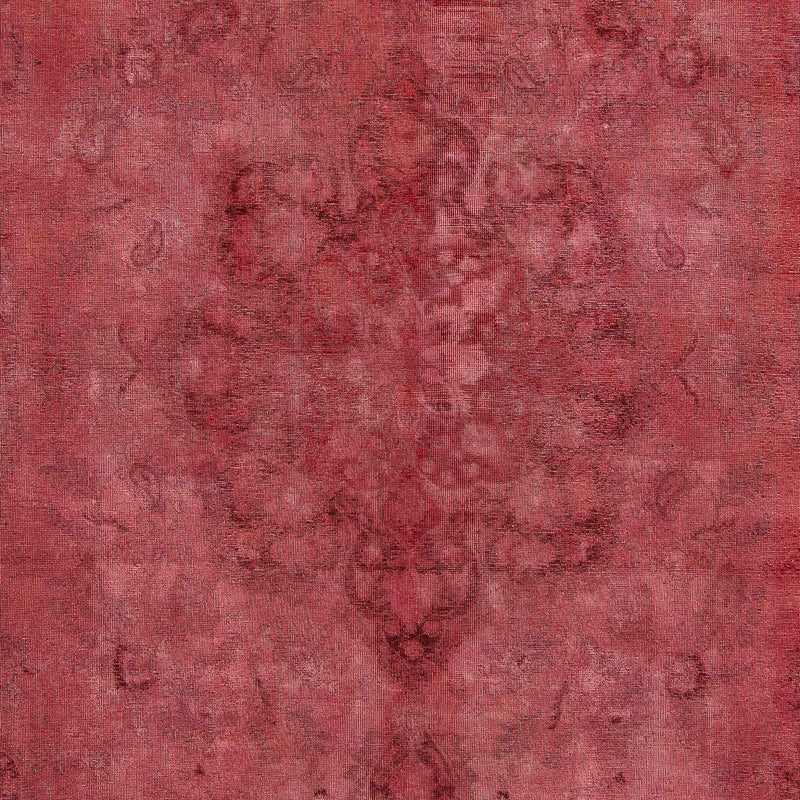 Alfombra Vintage - 383 x 285 cm - rojo oscuro