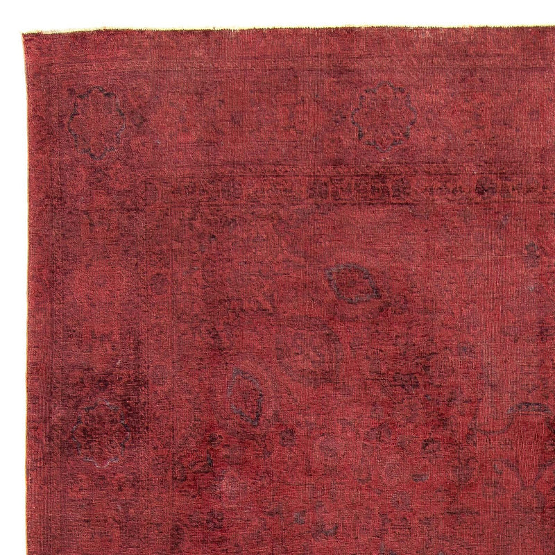 Alfombra Vintage - 393 x 285 cm - rojo oscuro