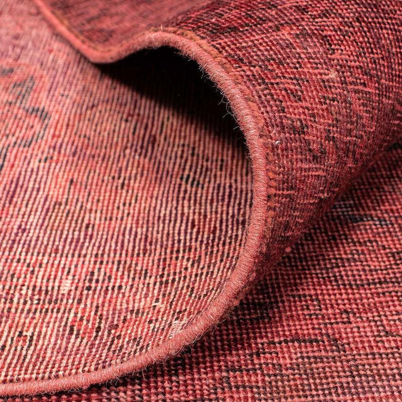 Alfombra Vintage - 393 x 285 cm - rojo oscuro