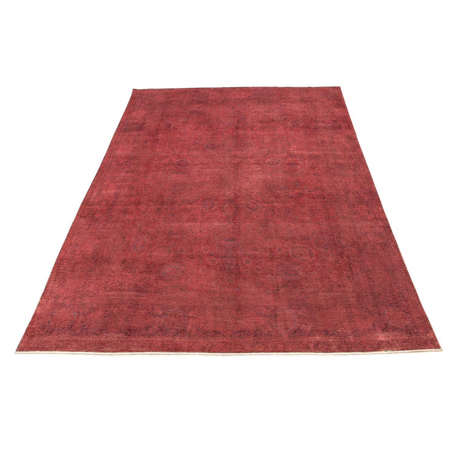 Alfombra Vintage - 393 x 285 cm - rojo oscuro