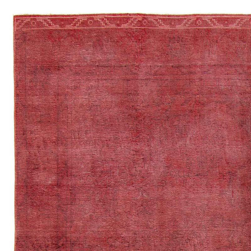 Alfombra de diseño - 210 x 156 cm - rojo oscuro
