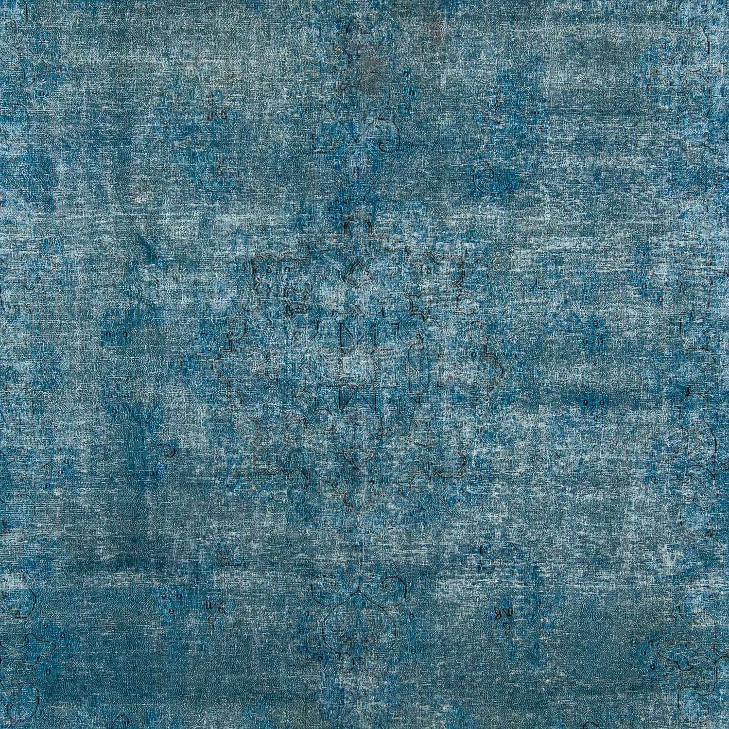 Alfombra Vintage - 404 x 290 cm - azul oscuro