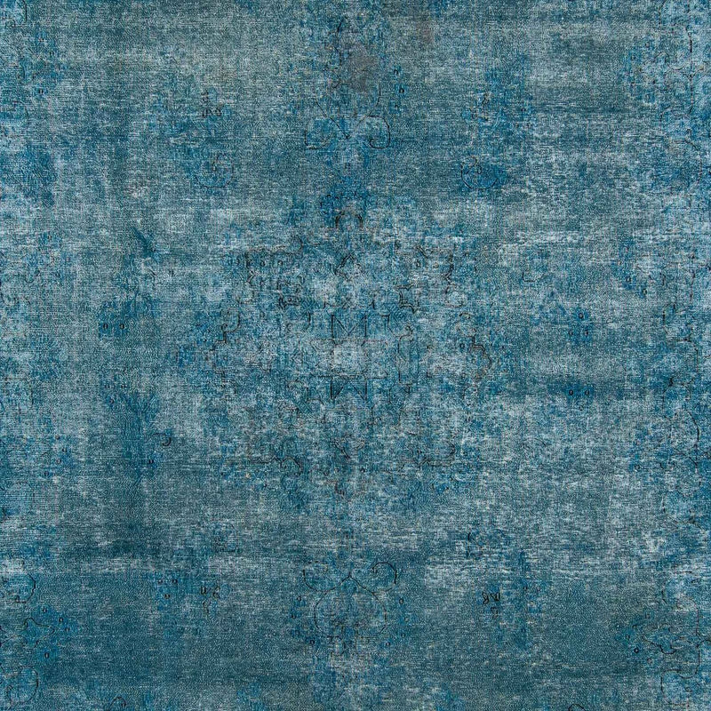 Alfombra Vintage - 404 x 290 cm - azul oscuro