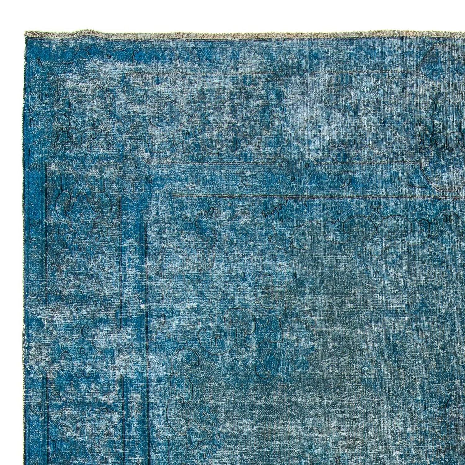 Alfombra Vintage - 404 x 290 cm - azul oscuro